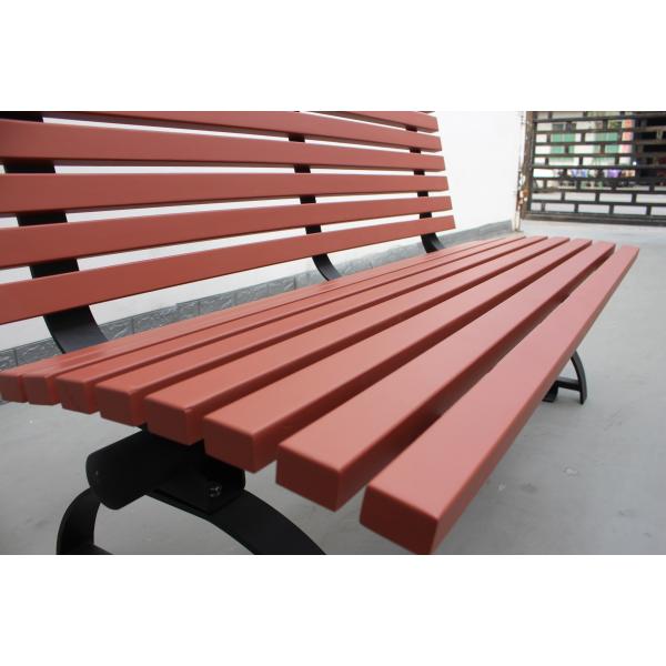 Composite Rustic Outdoor Wooden Bench With Camphor Solid Wood Material