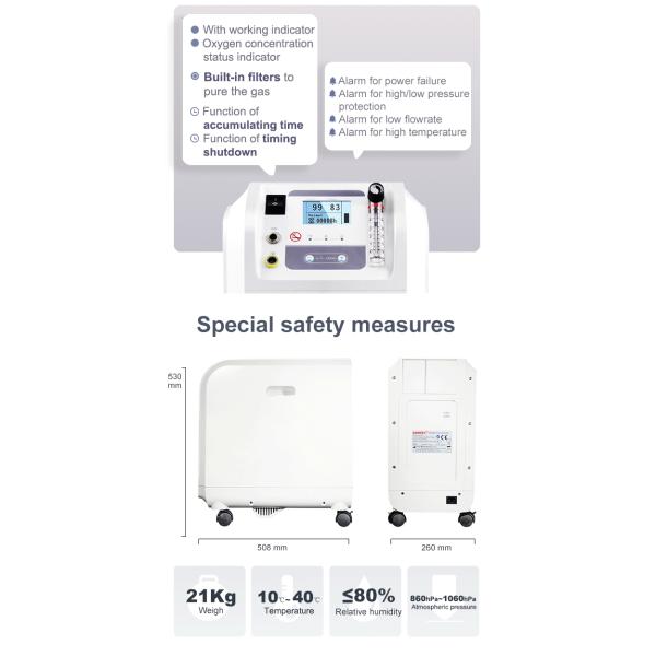 CONTEC Oxygen Concentrator contec Built-in filter oxygen concentrator ambulance