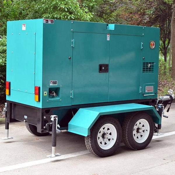 Diesel Engine Generator Set Rated Current 3.6A-3600A Construction Sites Trailer Mobile Silent Generator Diesel