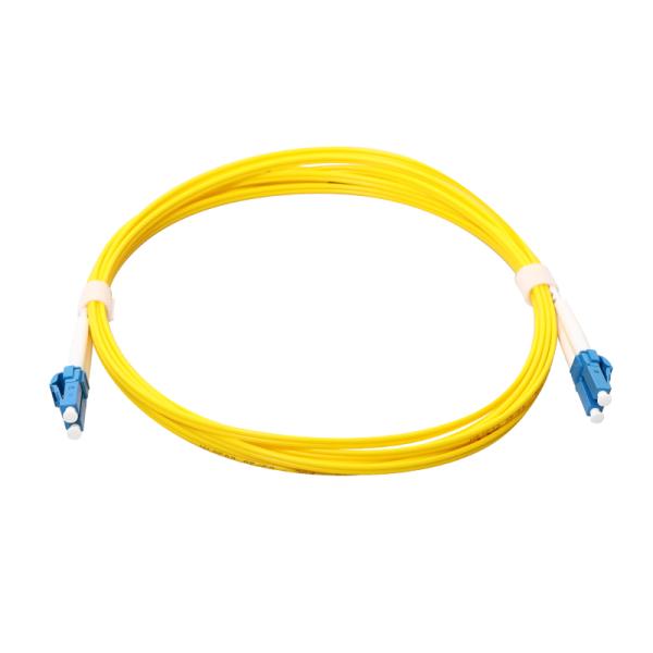 Customized Duplex Fiber Cable Assembly Single Mode LC UPC To LC UPC
