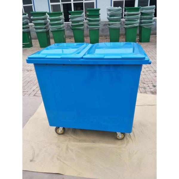 outdoor steel garbage bin Galvanized sheet waste bin
