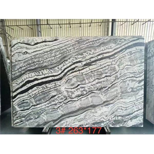 Transform Your Dining Table with Brazil's Popular Stone Panda Impression Marble Slab