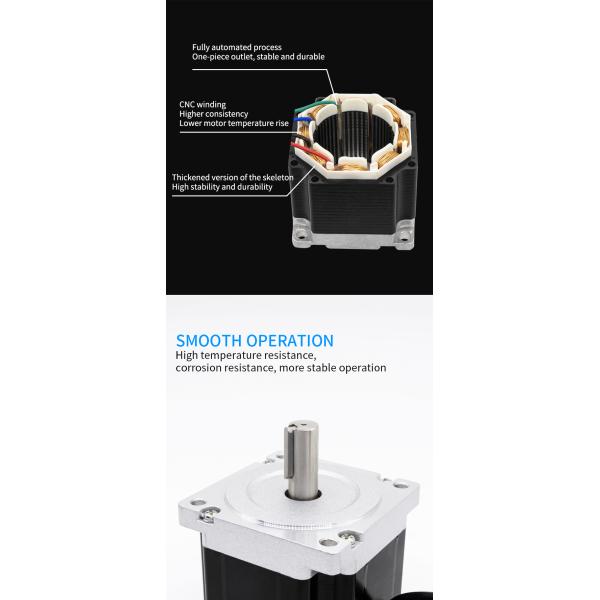 Top- Nema 34 1.8 Degree Stepping Motor for 3D Printer Threaded Stepper Motor