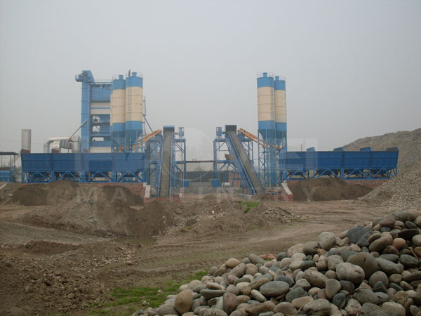 high quality 90m3/h concrete batching plant