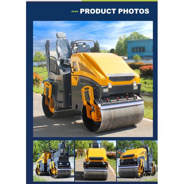 Construction Machinery 4Ton Roller Small Double Drum Hydraulic Vibratory Roller