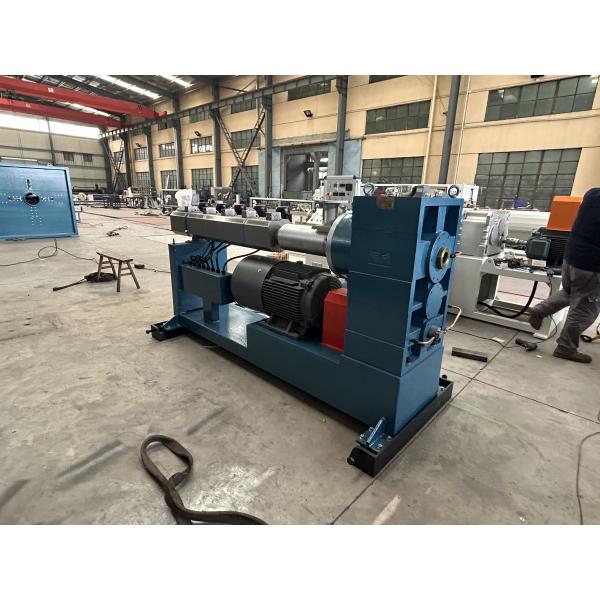 Double Screw Plastic PE Extruder Pipe Making Machine