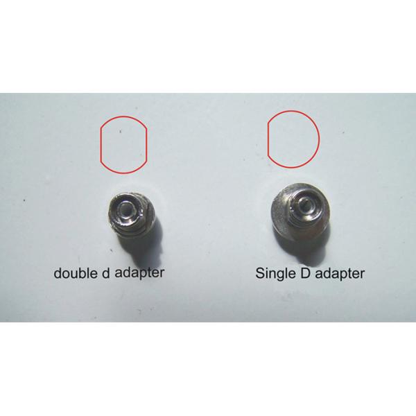 FC Double D Fiber Optic Adapter for FTTH Solution , Bronze Body