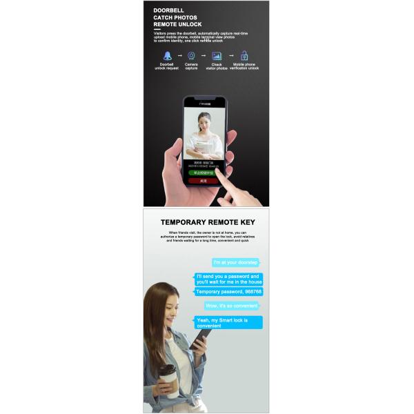 Glomarket Tuya 3d Face Recognition Door Lock Digital