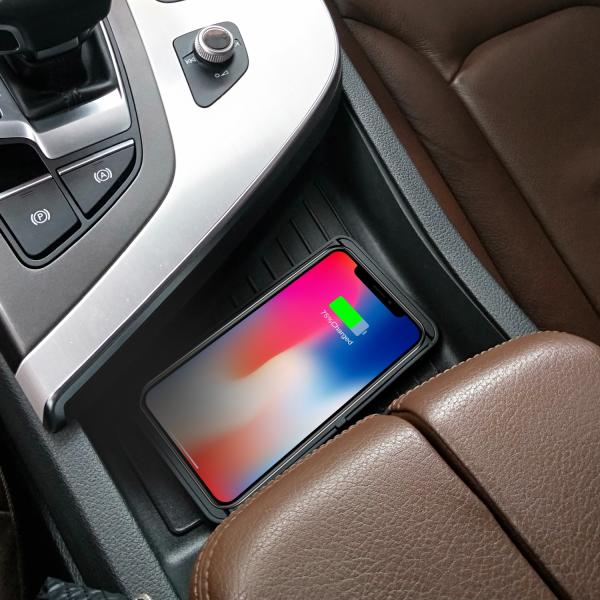 Micro USB Cable Included Fast Charge Wireless Charging Pad With 12V 2.5A Input