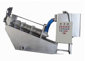 China 50TPH Multi Disc Screw Press , SS304 Screw Press Dewatering Machine on sale