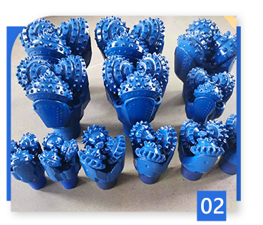 Forging Processing Type 4 3/4 211/241 IADC Tricone Roller bits Mining steel drill bit