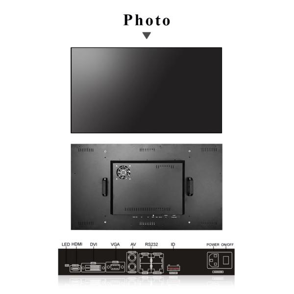 High Definition Telescoping 4K Video Wall Display Remote Control 500 Cd/m2