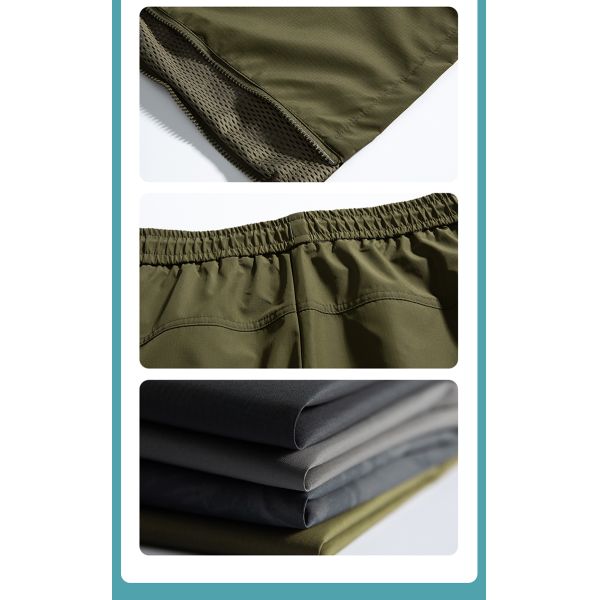 Waterproof Windproof Winter Outdoor Jackets Lightweight Breathable Polyester/Nylon Coated Zipper Canvas Outdoor Pants Unisex