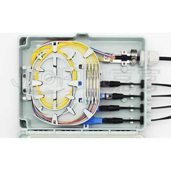 FTTH Fiber Optic Splitter Terminal Box 1 Input 8 Output Wall Mount