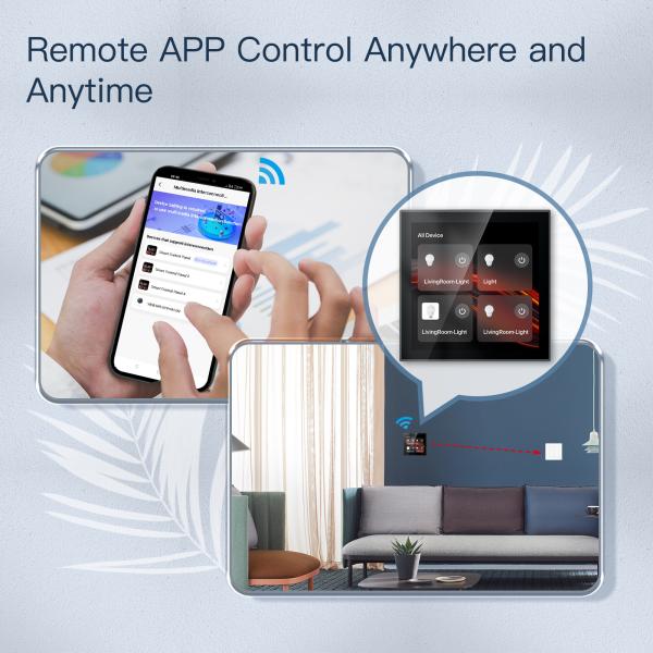 Glomarket Tuya Smart 4-Inch Multi-Functional Touch Screen Control Panel Alexa Voice Zigbee Central Control