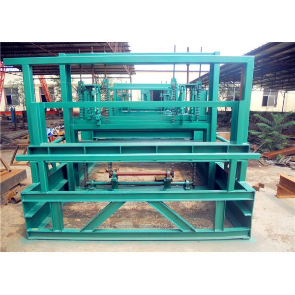 Big Wire Diameter Hydraulic Crimped Wire Mesh Machine Horizontal Type
