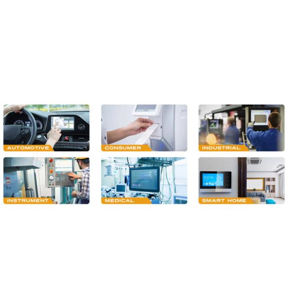OEM/ODM Stn Gray 128X64 Dots Matrix with Blacklight COB LCD Module LCD Display RYG12864M ST7565R
