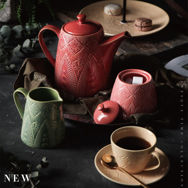 Buy SGS 26cm Color Milk Afternoon Tea Serving Plates Cup Set at wholesale prices