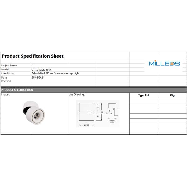 surface mounted round downlight 10W led surface ceiling lights 100mm downlight surface mounted