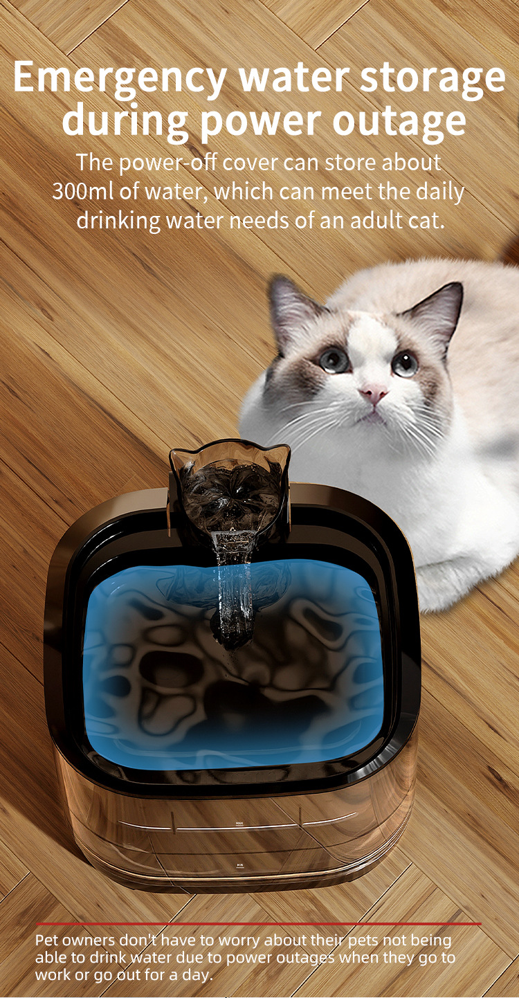 Eco-Friendly Smart Pet Water Dispenser Large Capacity Pet Fountain with Automatic Feature for Cats and Dogs