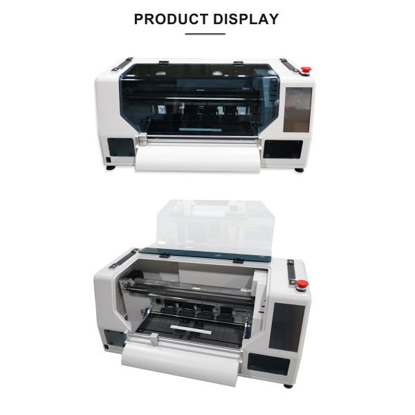 KECAI Desktop Touch Screen Roll A3 DTF Printer Dual XP600 Print Head DTF Printer Printing Machine for Cotton T-shirt Printing