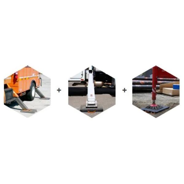 Customization Plastic Outrigger Pads Crane Leg Support Mat