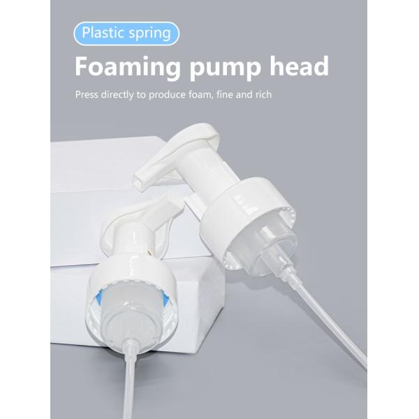 Neck Plastic Foam Pump Bottle 43mm Without Metal Spring