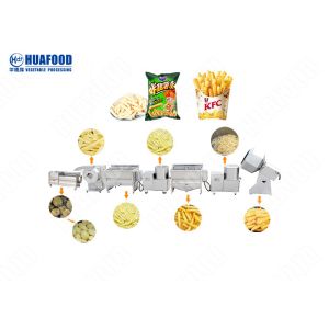 Semi Automatic Small Scale Frozen Potato Flakes Chips Processing Line Making