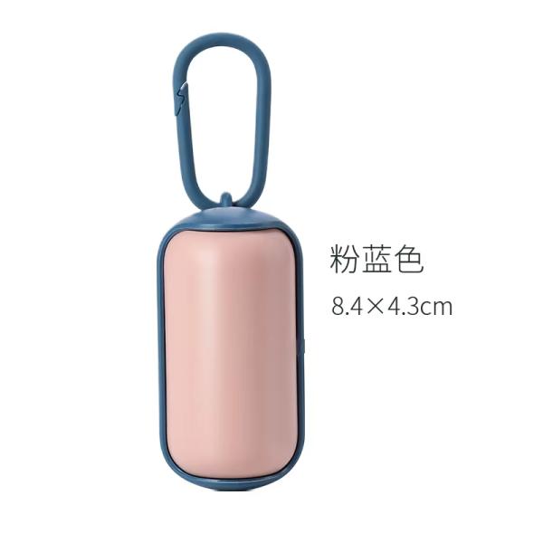 Customizable Clean-up Solution Portable Eco Friendly Biodegradable Pet Waste Poop Bag Roll Dispenser for Small Animals