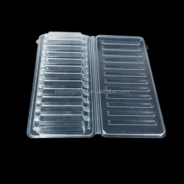 Logo Printing Embossing Vials Tray Insert Plastic Boxes for Pharmaceutical Bottles