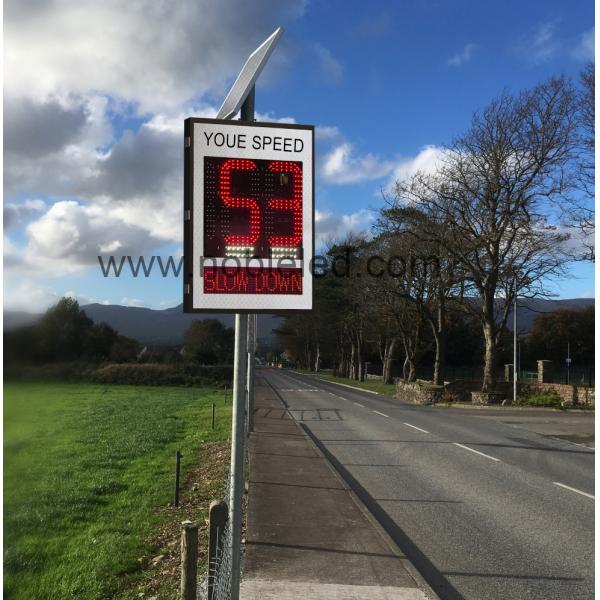 Slow Down Speed Sign with 12VDC Working Voltage Beacon System
