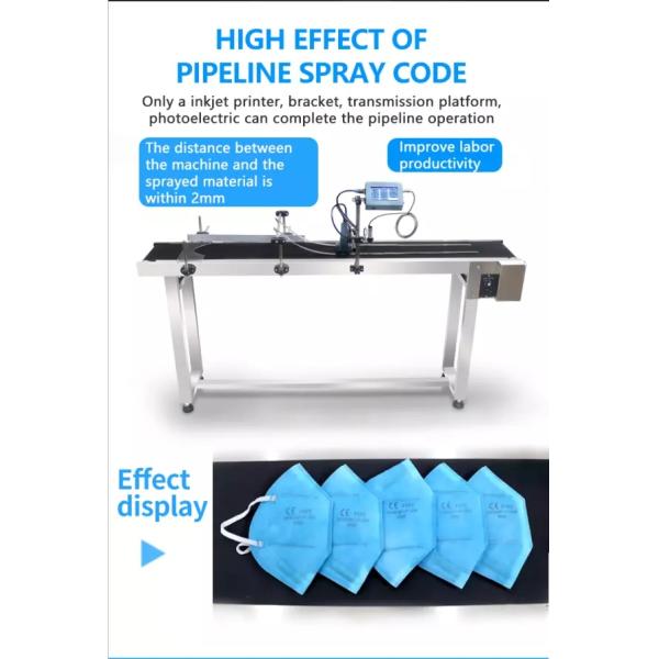 Continuous Expiry Date TIJ Printing Machine The Ultimate Solution for Flatbed Coding