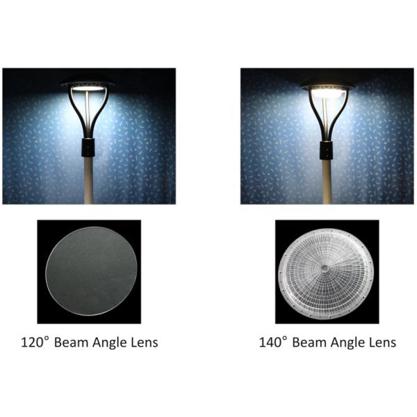 Long Lifetime Solar LED Garden Lights 130LM/W High Luminous Efficiency Modular Design