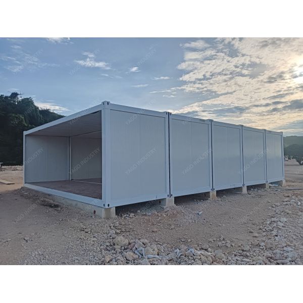 Robust Steel Temporary Container Office Flat Pack Container Homes Accommodation