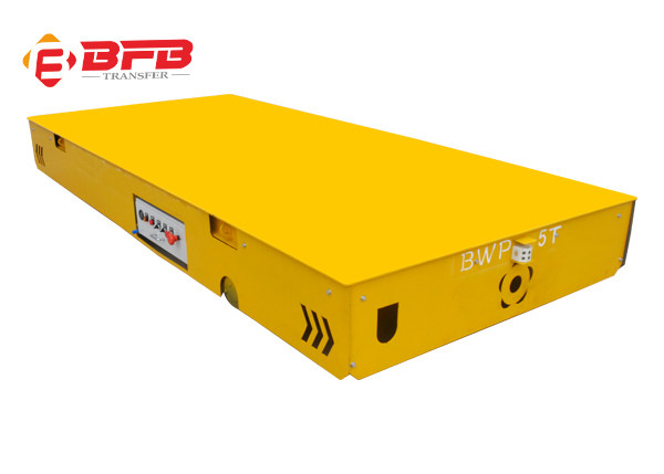 Battery Driven 30 Tons Trackless Transfer Cart Omnidirectional