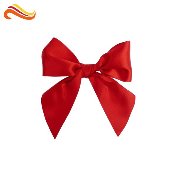 Handcraft Custom Paper Gift Bags 100% Polyester Ribbons With ROSH Approval