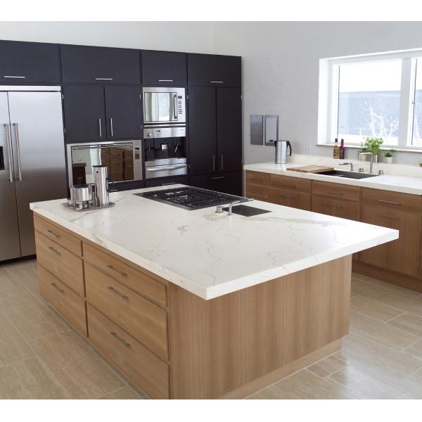 Engineering Artificial Quartz Stone For Kitchen Countertop 3200X1600mm SGS