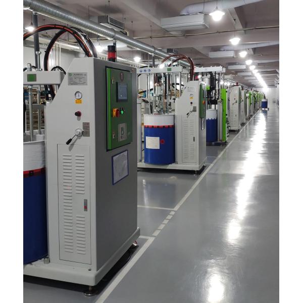 High-Precision Liquid Silicone Rubber Dosing System in operation