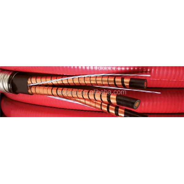 TECK 90 High Voltage 3-Core AWG6 Cable High Voltage Construction Cable with Copper Conductor and XLPE Insulation