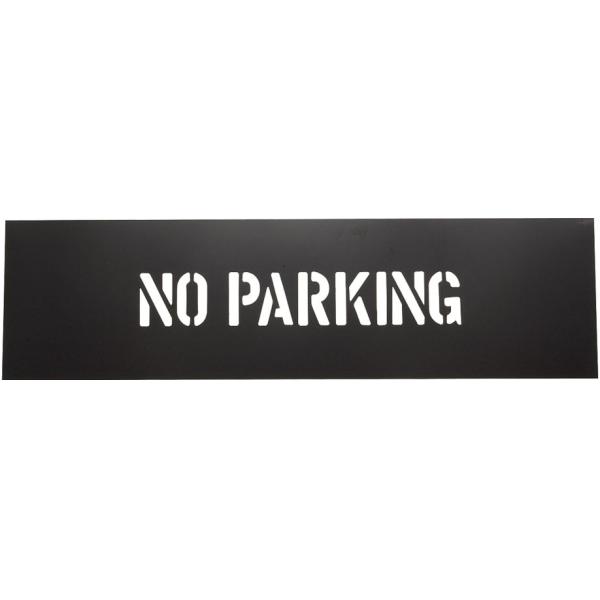 Chemical Resistant No Parking Plastic Letter Stencils Durable Traffic Marking