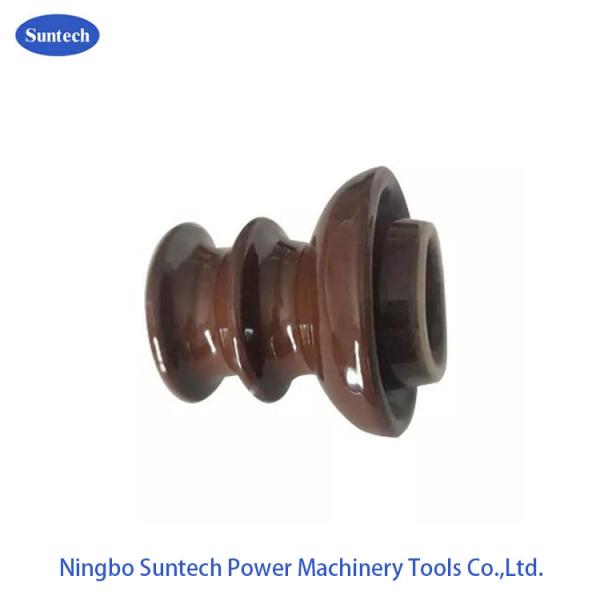Glazed Pin High Voltage Porcelain Insulators 11KV P - 11 - Y