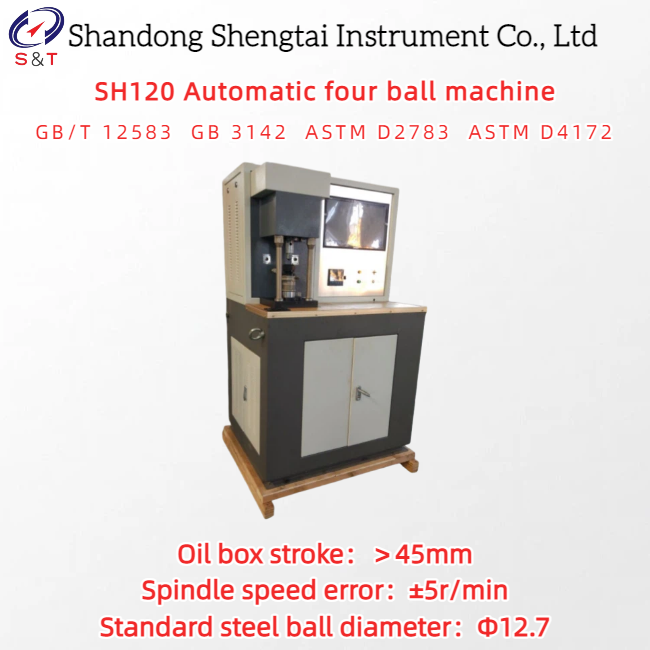 Automatic Four Ball Machine Test Force 10~10000N Speed 10~2000r/Min ASTM D2783