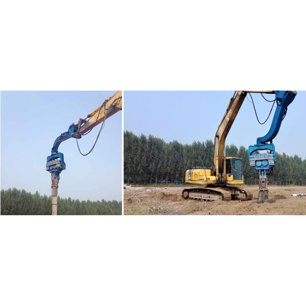 300mm Prestressed Concrete Pipe Vibratory Pile Hammer High Frequency Vibratory Pile Hammer / Driver