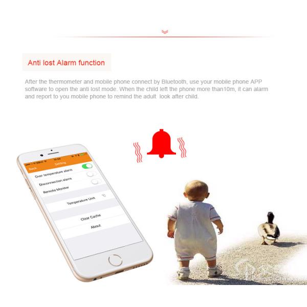 Original iFever Children Intelligent Wearable Electronic Thermometer Bluetooth Smart Happy Baby Monitor Household App