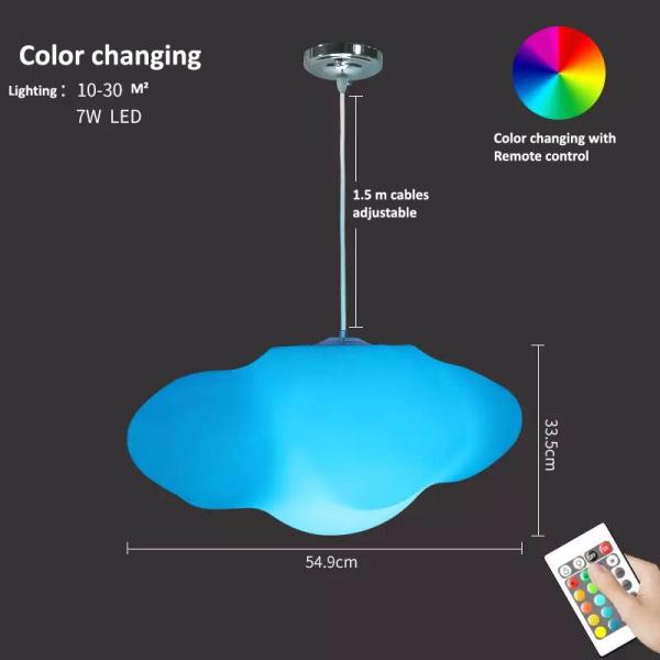 Plastic Glow Clouds lamps