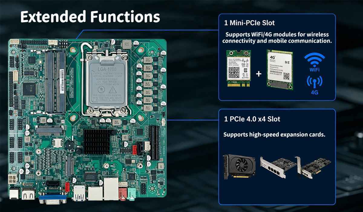 Intel Celeron G6900 Processor Industrial Mini PC With 6 COM 2 LAN
