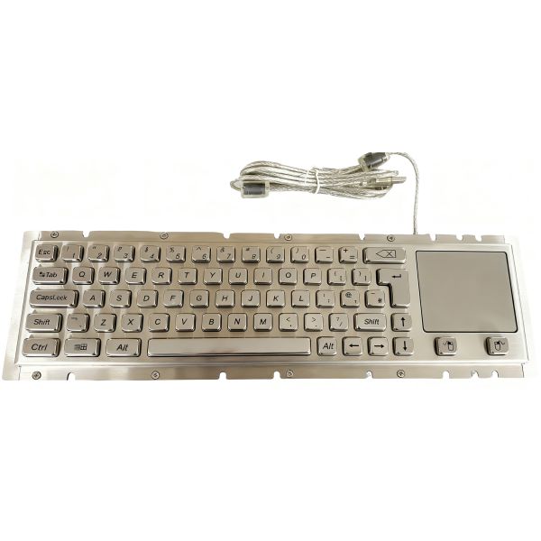 Cherry Keyswitch Water-proof Vandal-proof Panel-mount Industrial Keyboard With Touchpad