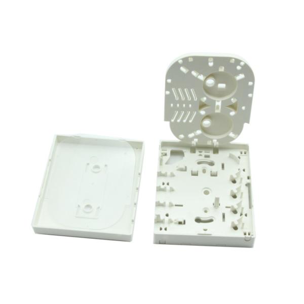4 Port SC LC FTTH Mini Fiber Optic Termination Box Face Plate Wall Mounting