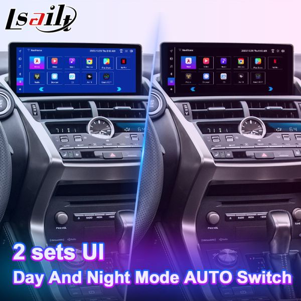 Lsailt 10.25 Inch Android Carplay Multimedia Video Interface Screen for 2017-2021 Lexus NX 300h NX200 NX300 NX300h