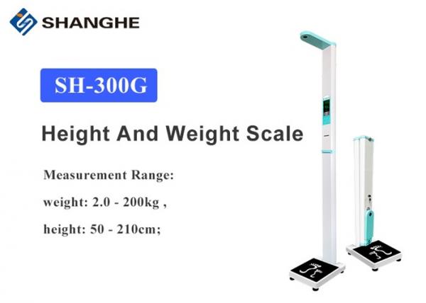 Electric Digital Portable BMI Weight Scale 5.0 - 200 Kg Weight Range CE Certificate